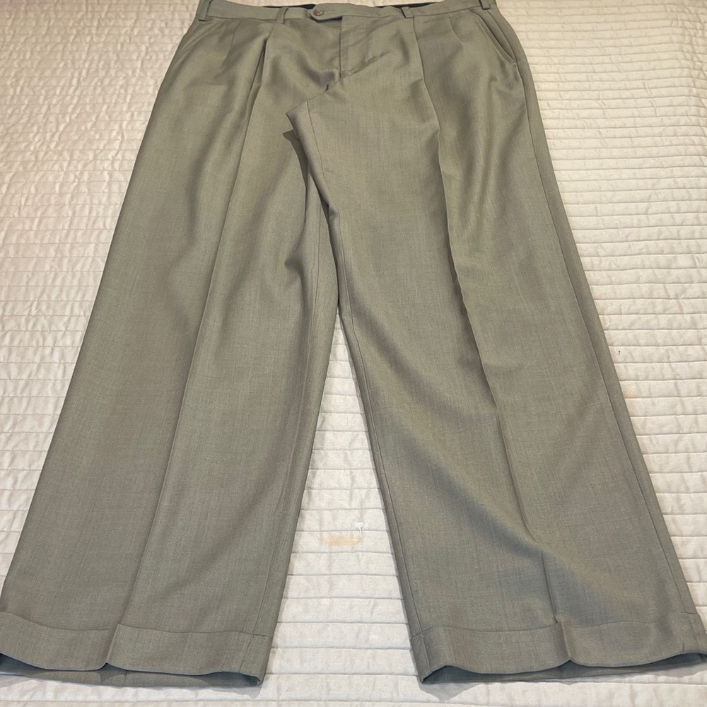 Perry Ellis Light BROWN Dress Pants MENS SIZE 34/34